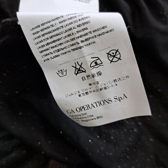 Armani Collezioni Vintage 90s Black Galaxy Glitter Bomb Top Cap Sleeve Tee Sz 4 - Picture 6 of 10